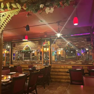 the interior of a restaurant