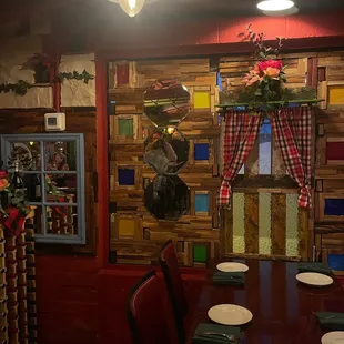 inside