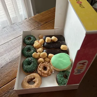 Luna donuts. St. Patrick's day theme.