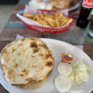 a plate of food