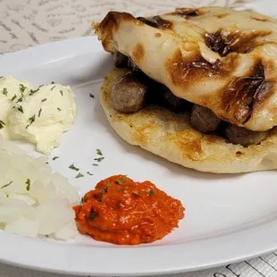 a plate of food