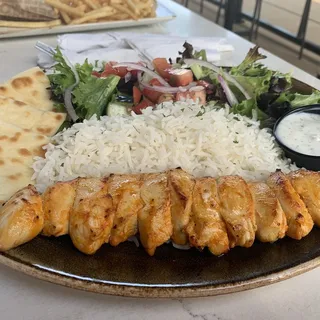 Chicken Kabob Plate