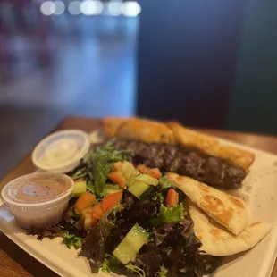 a plate of food