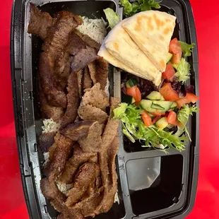 Food is delish, service is awesome. It also come with a drink. Give them a try when you are in town!!!