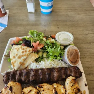 Kubede and chicken cooked to perfection,the salad the sauce the dressing all of it 2nd picture is different day delicious had same thing