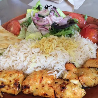 Chicken Kabob Plate