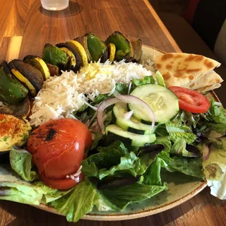 Veggie Kabob Plate