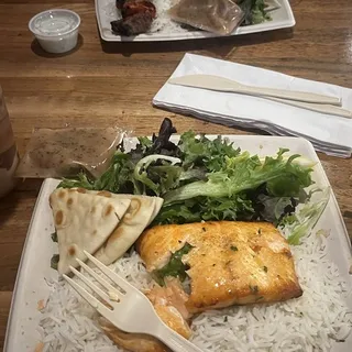 Grilled Salmon Plate