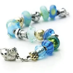 Troll Beads bracelet, Hawaiian waters, theme bracelet