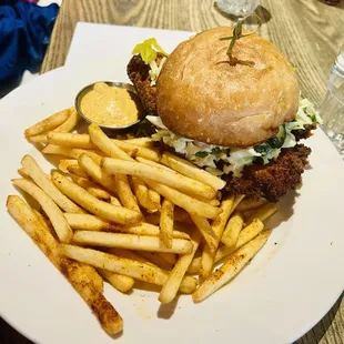 Nashville spicy fried chicken sandwich