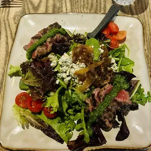 Bella Bru steak salad