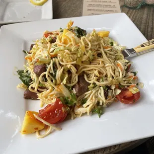 Steak Thai noodle salad