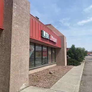 View from the street.