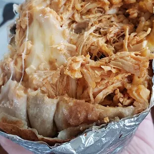 Chicken burrito. Yum!
