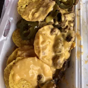 Nachos and carne $6.99