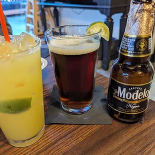 Luna Margarita for $12.99. Negra Modelo for $6.