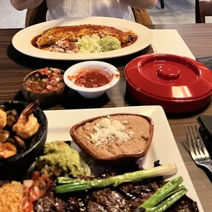 Delicious fresh fruit margaritas &amp; a carne asada burrito.