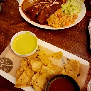 Mole Poblano Enchiladas