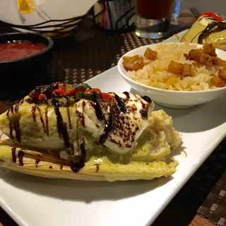 Fresh Corn & Goat Cheese Tamal