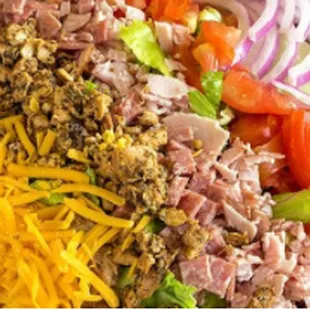 House chef salad - serious meat portions