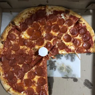 Pepperoni pizza