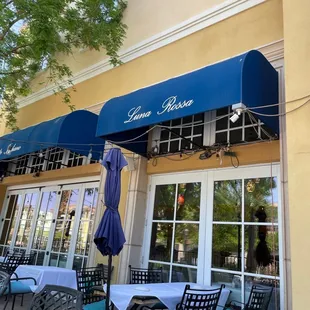 Outdoor seating area