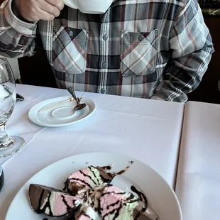 Yes the dish is closer to me because I was sort of hogging it