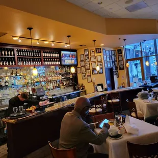 Ambiance...note the authentic Neapoliean wood burning oven. One of the best pizzas in the SoCal area!