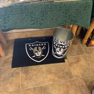 The kid is a raiders fan.