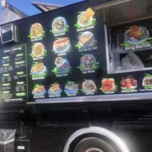 outside, sushi and sashimi