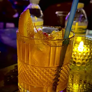 Authentic mid century glassware to go with the vibe.