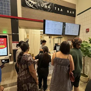 customers waiting for their order