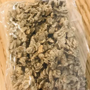 Black Sesame Rice Krispie Treat