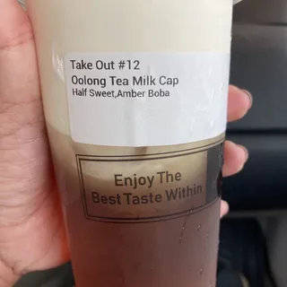 Oolong Tea Milk Cap (Large)