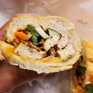 Lemongrass tofu Bahn mi Tofu Lemongrass (Banh Mi Dau Hu)