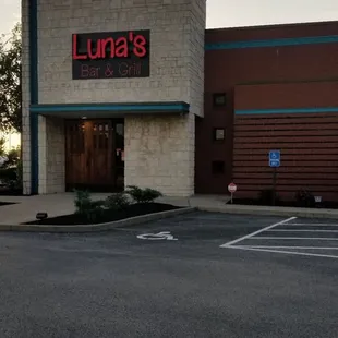 This is a picture of their front entrance you can see this sign only from Houston road entrance