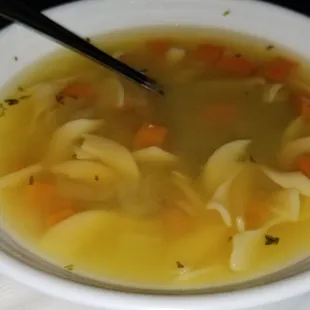 Chicken noodle soup...