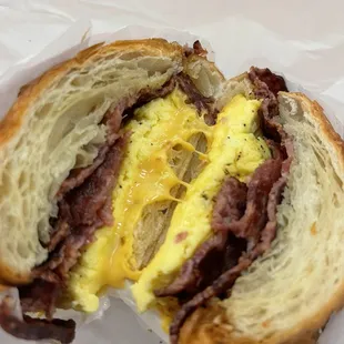 Bacon &amp; Eggs &amp; Cheese Breakfast Sandwich