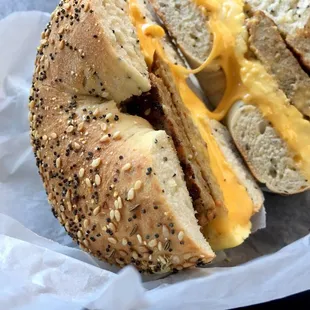 Cheese and sausage
