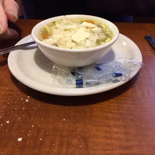 Early bird special comes with soup...