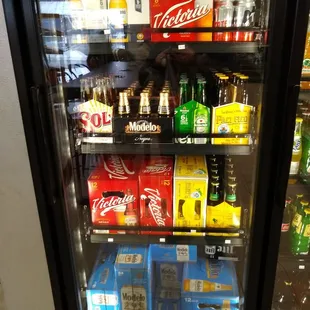 They have Mexican beers too.