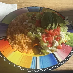 Red enchiladas