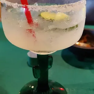 House margarita (half drank)