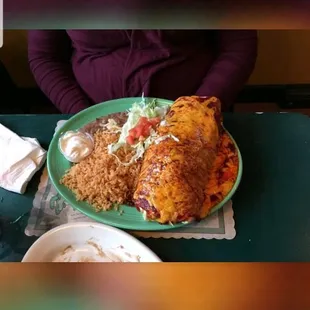 Enchi-burrito! Its huge!
