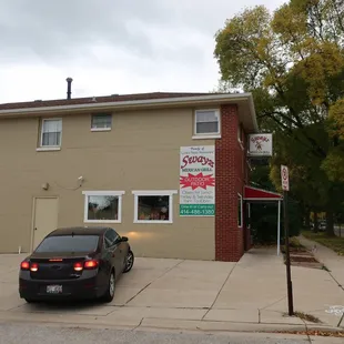 A corner storefront, right in the middle of a residential neighborhood.