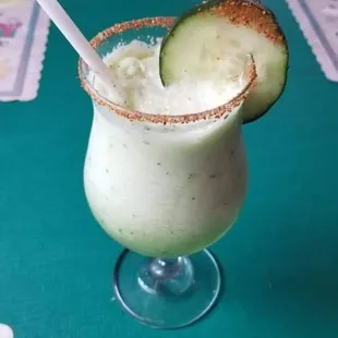 Cucumber margaritas!