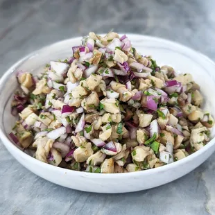 Ceviche de pescado blanco / white fish ceviche
