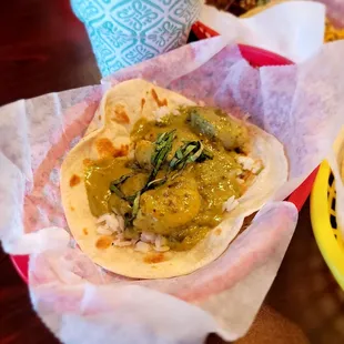 Green Curry Coconut - shrimp, rice, basil