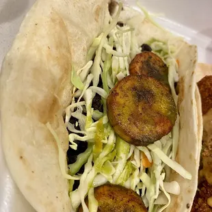 #12 Plantain Taco.