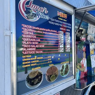Menu as of 2/10/23!